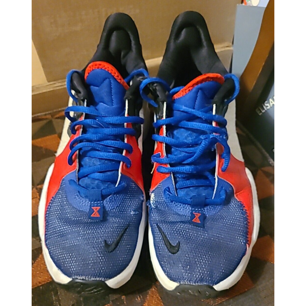 Nike PG 5 'White University Red / Team USA' CW3143-101 Size 8.5 Men / 10 Women